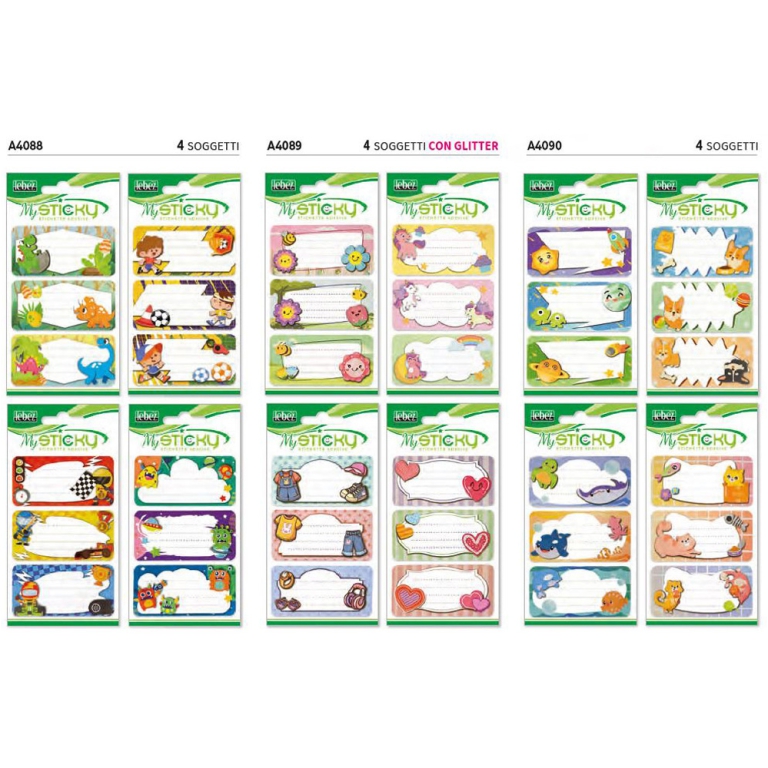 ETICHETTE SCUOLA 120BS   EXPO ASSORTITE 2