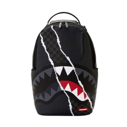 ZAINO SPRAYGROUND CENTER RIP REVEALING GRAY CHECK