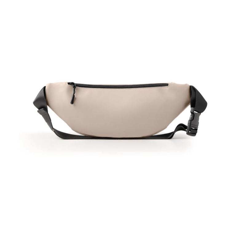 MARSUPIO BUMBAG IN GOMMA ANTIPIOGGIA CREMA 2