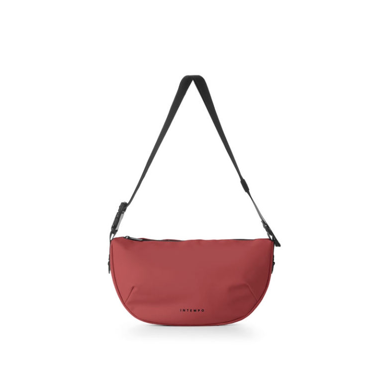 BORSA CROSSBODY DROP2GO  GOMMA ANTIPIOGGIA BORDEAUX 2