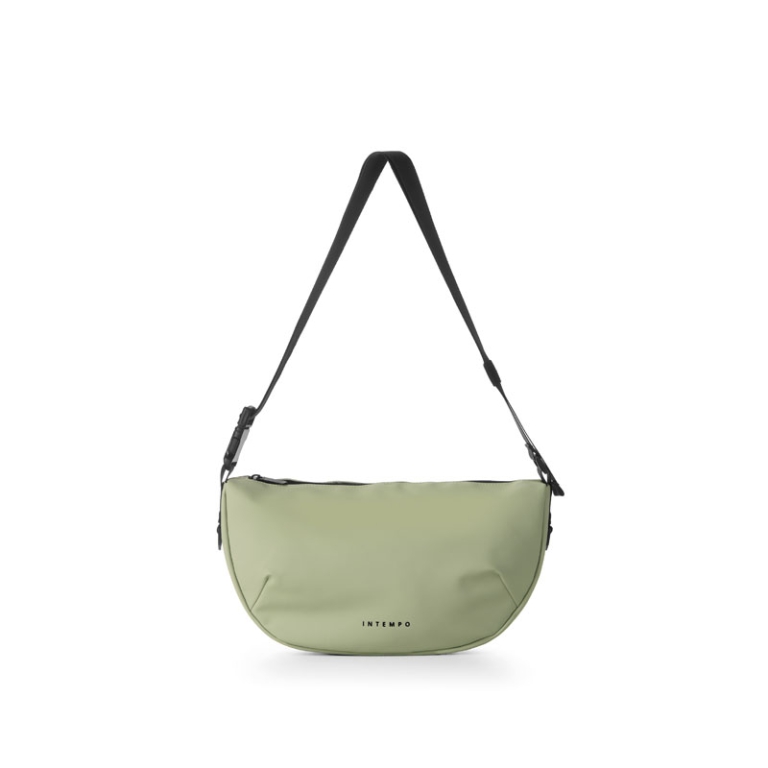 BORSA CROSSBODY DROP2GO  GOMMA ANTIPIOGGIA VERDE CHIARO 2