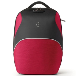 ZAINO TEKNIKO EXPAND PORTA USB ANTIFURTO ROSSO