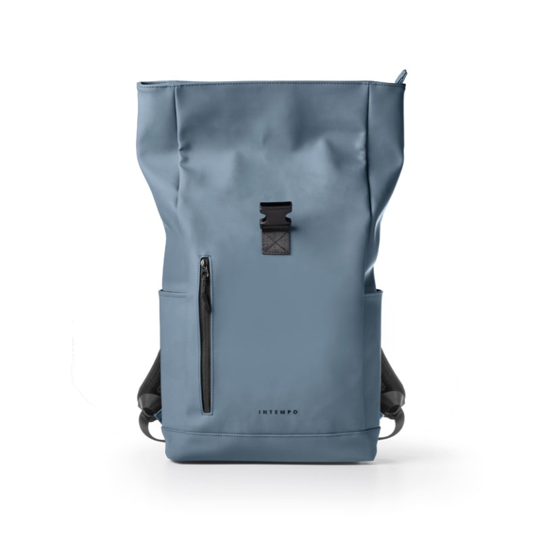 ZAINO ROLL-TOP DROP2GO   GOMMA ANTIPIOGGIA CELESTE 2