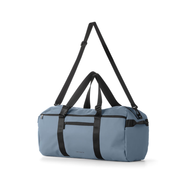 BORSA DUFFEL BAG DROP2GO GOMMA ANTIPIOGGIA CELESTE 2