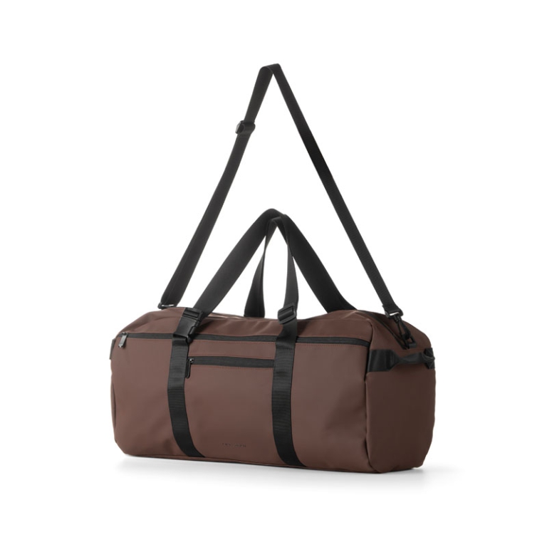 BORSA DUFFEL BAG DROP2GO GOMMA ANTIPIOGGIA MARRONE 2