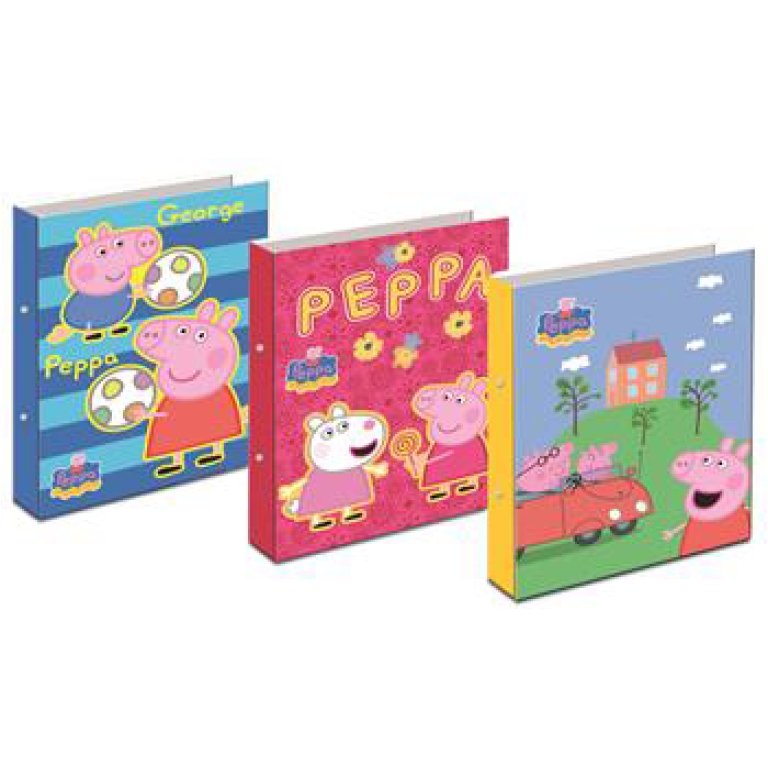 COPERTINA AD ANELLI      A4 PEPPA PIG