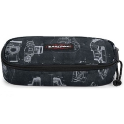 BUSTINA EASTPAK OVAL     BLACK PATENT