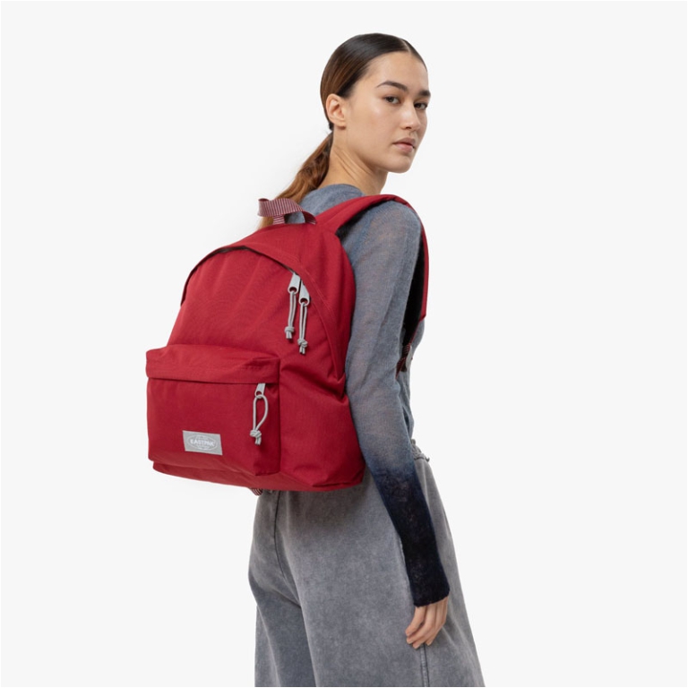 ZAINO EASTPAK PADDED PAK KONTRAST STRIPE RED 5O9 5