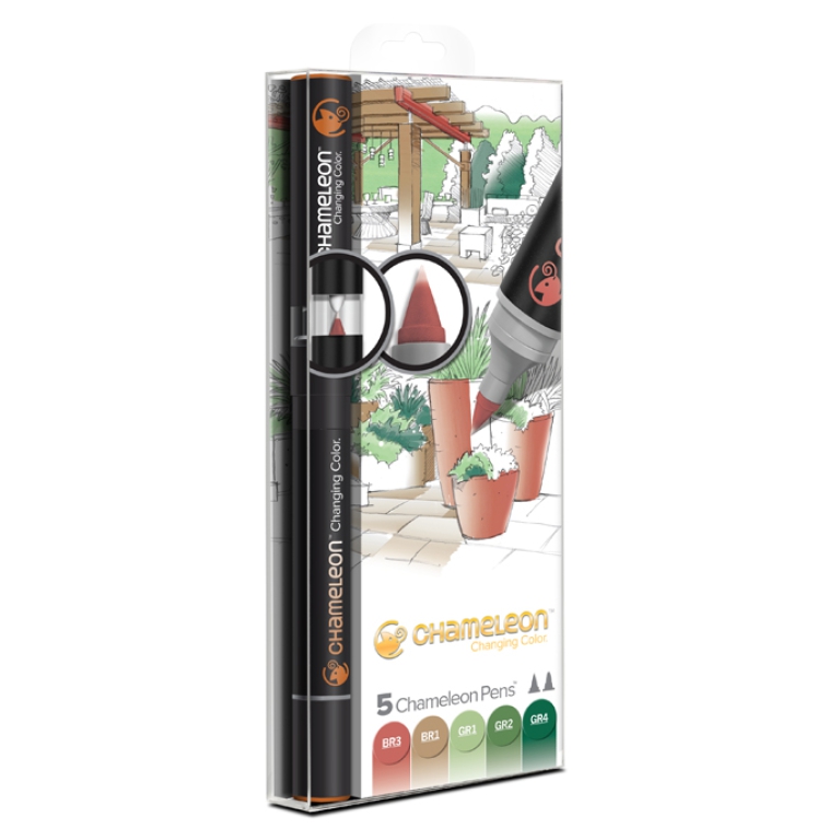 CHAMELEON PEN SET 5PZ    NATURE TONES CT0514