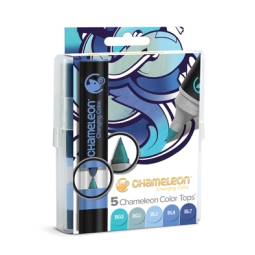 CHAMELEON COLOR TOPS 5PZ SET BLUE TONES CT4513