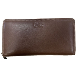 PORTAFOGLIO BASILE DONNA IN PELLE V.3 COGNAC