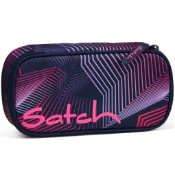 BUSTINA OVAL SATCH SEISMIC PINK