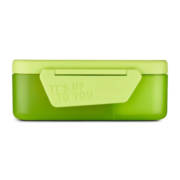 LUNCH BOX 14X6,5X17CM LIME PPL SENZA BPA SATCH 2