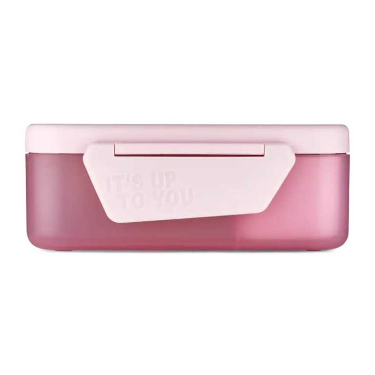 LUNCH BOX 14X6,5X17CM ROSA PPL SENZA BPA SATCH 2