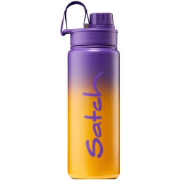 SATCH BORRACCIA 500ML ACCIAIO VIOLA GRAFFITI