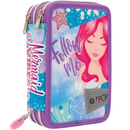 GOPOP ASTUCCIO 3 ZIP     19X13X6 MERMAID