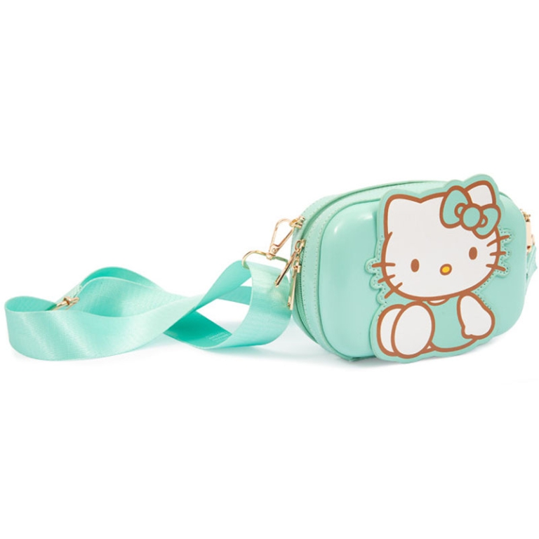 BORSETTA A GUSCIO 18X12X6,5CM ECOPELLE HELLO KITTY 5
