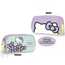 ASTUCCIO 2 ZIP 22X14X6CM HELLO KITTY