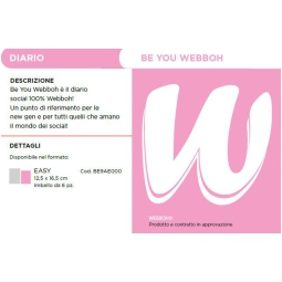 BEYOU AGENDA WEBBOH      EASY 12,5X16,5CM
