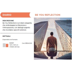 BEYOU AGENDA REFLECTION  EASY 12,5X16,5CM