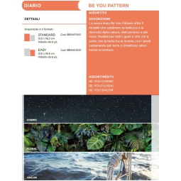 BEYOU AGENDA PATTERN EASY 12,5X16,5CM