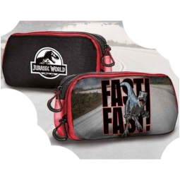 ASTUCCIO 2 ZIP 22X14X6CM JURASSIC WORLD