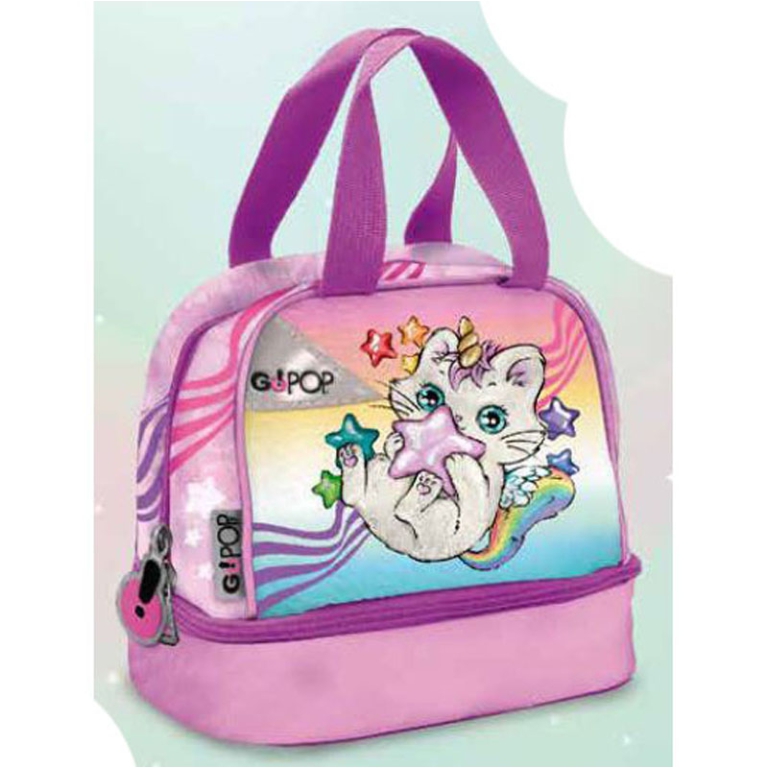 GOPOP LUNCH BOX 22X18,5X14CM MEOWCORN