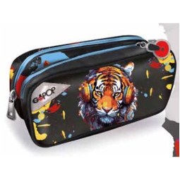 GOPOP ASTUCCIO 2 ZIP 22X14X6CM TIGER BEATS