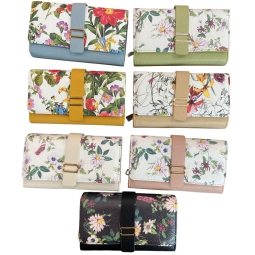 PORTAFOGLIO DONNA ECOPELLE FANTASIA 18X11CM