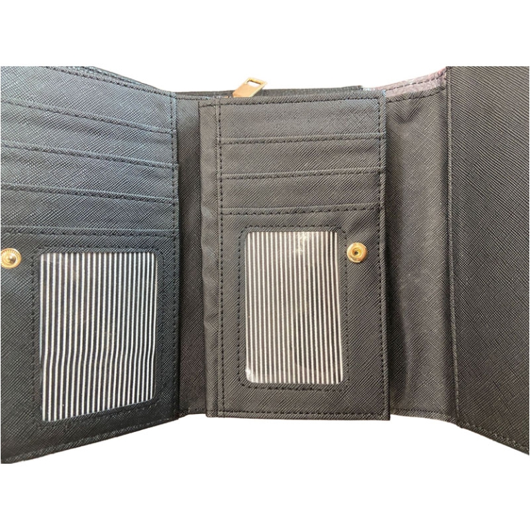 PORTAFOGLIO DONNA ECOPELLE FANTASIA 18X11CM 2