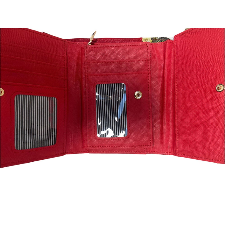 PORTAFOGLIO DONNA ECOPELLE FANTASIA 16X11CM 2