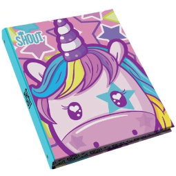COPERTINA AD ANELLI A4 UNICORNO