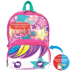 ZAINO KIDS CON TASCA TERMICA 25X12CM UNICORNO