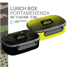 LUNCH BOX PORTAMERENDA 17X13CM COOL BOY