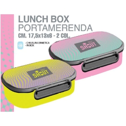 LUNCH BOX PORTAMERENDA 17X13CM COOL GIRL