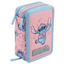 ASTUCCIO 3 ZIP 12X6X19,5CM STITCH
