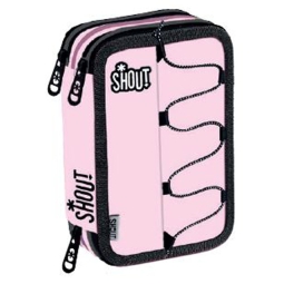 ASTUCCIO 3 ZIP 12X6X19,5CM TRADEMARK PINK
