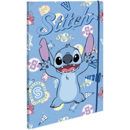 CARTELLA 3 LEMBI CON ELASTICO A4 STITCH