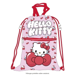 SAKKY BAG CON TASCA 44X33CM HELLO KITTY