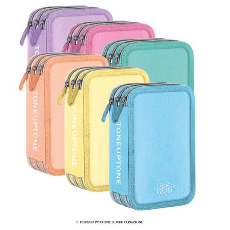 ASTUCCIO 3 ZIP COLORI    PASTELLO TURBOCOLOR