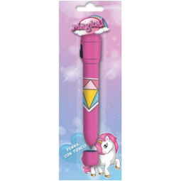 BLISTER PENNA CON TORCIA UNICORNO