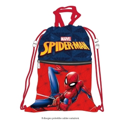 SAKKY BAG CON TASCA 44X33CM SPIDERMAN