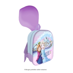 ZAINO 3D 30CM CON CAPPUCCIO FROZEN