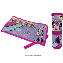 ASTUCCIO ROLL MINNIE     24 PASTELLI COLORATI