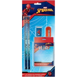 BLISTER SET CANCELLERIA  12PZ SPIDERAN