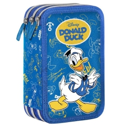 ASTUCCIO 3 ZIP DONAL DUCK GIOTTO TURBOCOLOR