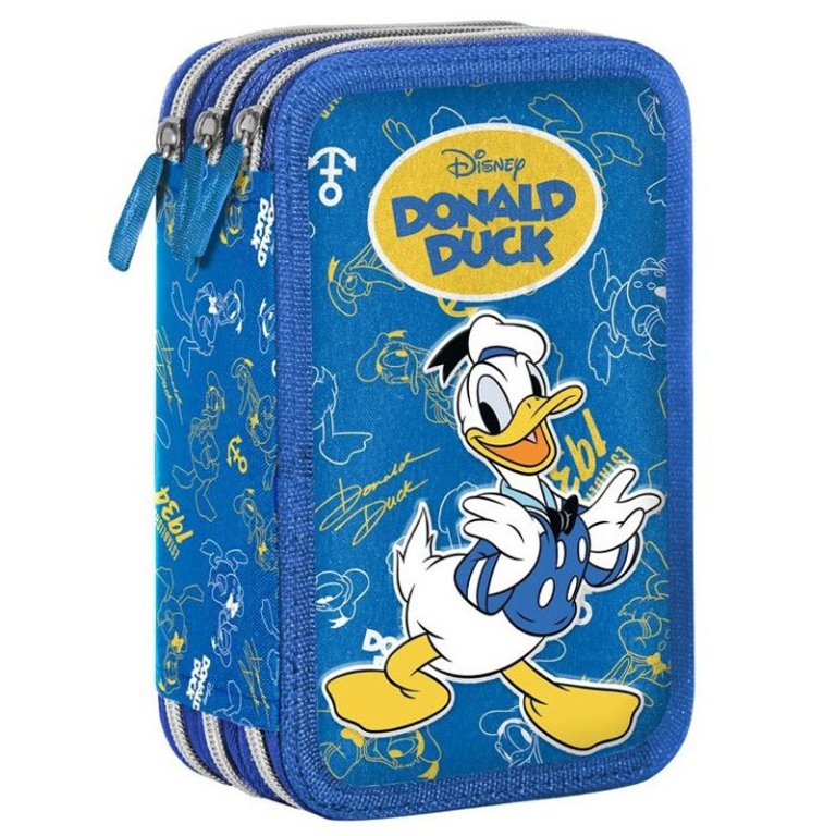 ASTUCCIO 3 ZIP DONAL DUCK GIOTTO TURBOCOLOR