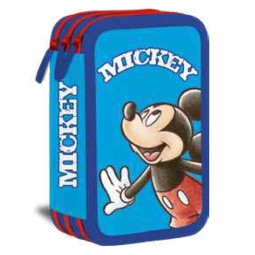 ASTUCCIO 3 ZIP MICKEY    GIOTTO TURBOCOLOR
