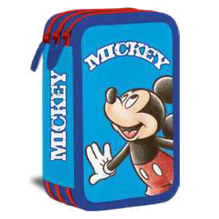 ASTUCCIO 3 ZIP MICKEY    GIOTTO TURBOCOLOR