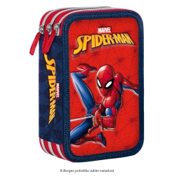 ASTUCCIO 3 ZIP GIOTTO CON 1 PAPERMATE SPIDERMAN